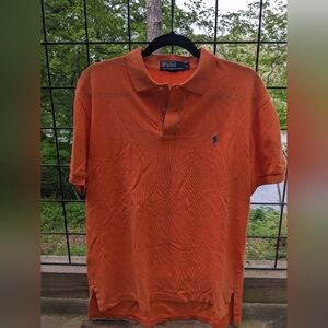 Ralph Lauren Polo Short Sleeve Knit (Mens Medium) - Orange